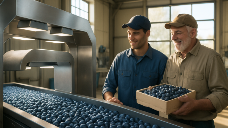 Inteligencia Artificial en cooperativas agrícolas: arándanos en una línea de clasificación con visión artificial